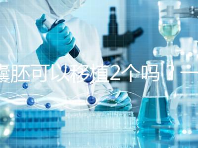囊胚可以移植2個嗎？一文帶你了解！