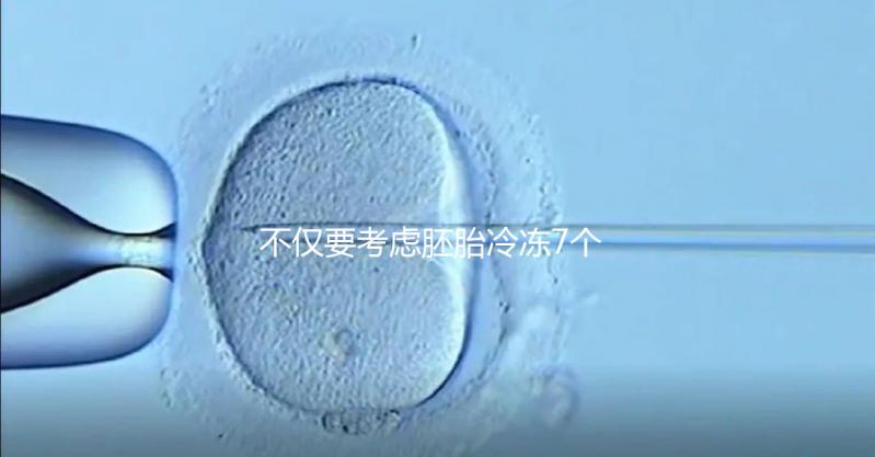 不僅要考慮胚胎冷凍7個月是否可以移植，還要了解受孕率的影響