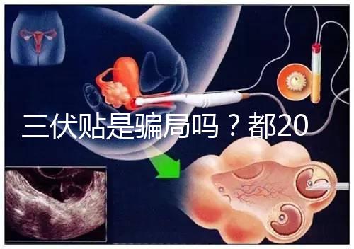 三伏貼是騙局嗎？都2024了，別人說它有害你還在深信不疑