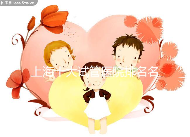 上海十大試管醫(yī)院排名名單出爐,九院和集愛哪個好一目了然